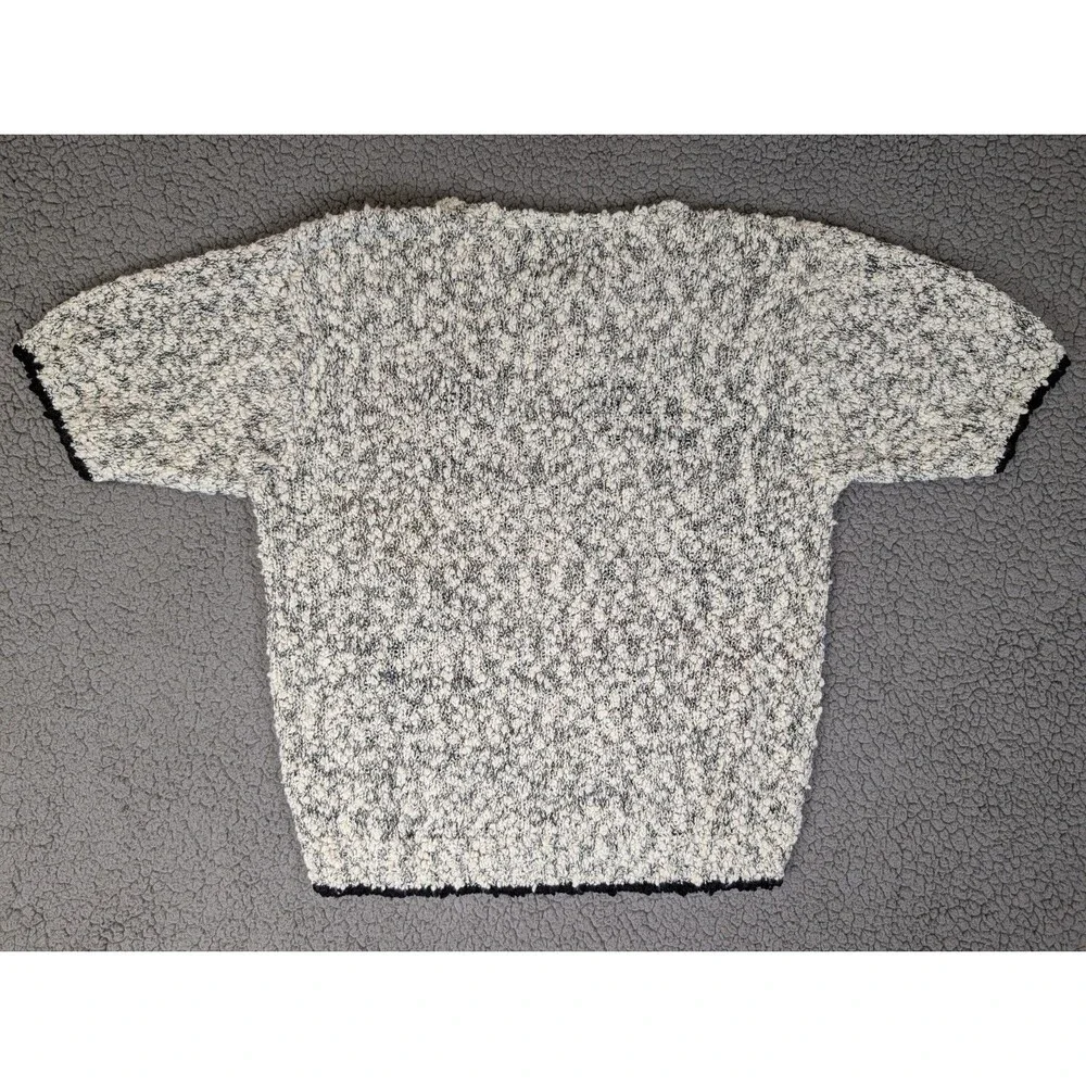 Vintage 80s Retro Knit Geometric Print Sweater Women's Large Sweaters By George